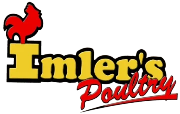 Imler's Poultry logo featuring red rooster emblem, representing specialty poultry wholesale and foodservice distribution.